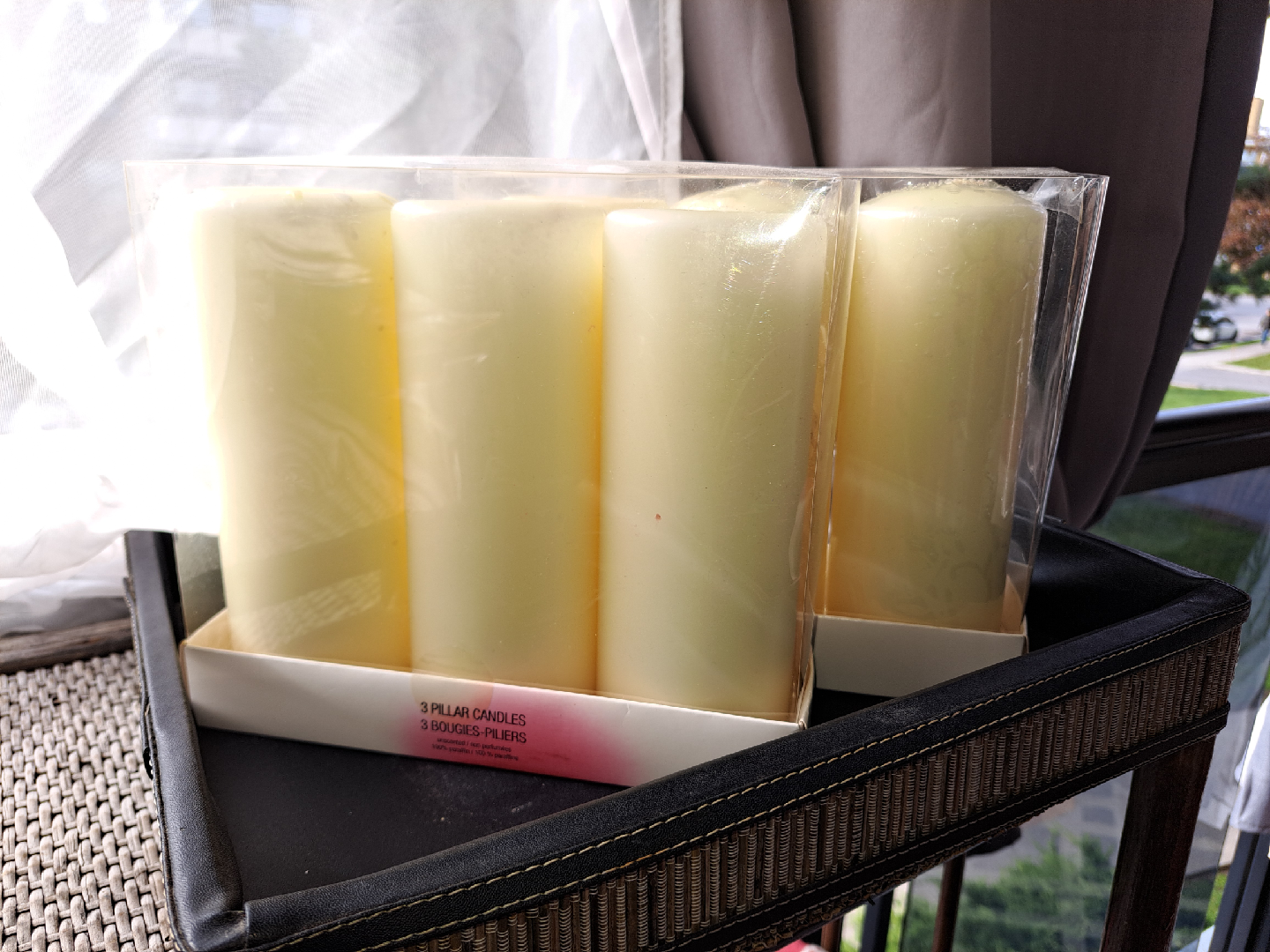 6 Pillar Candles - New in Box