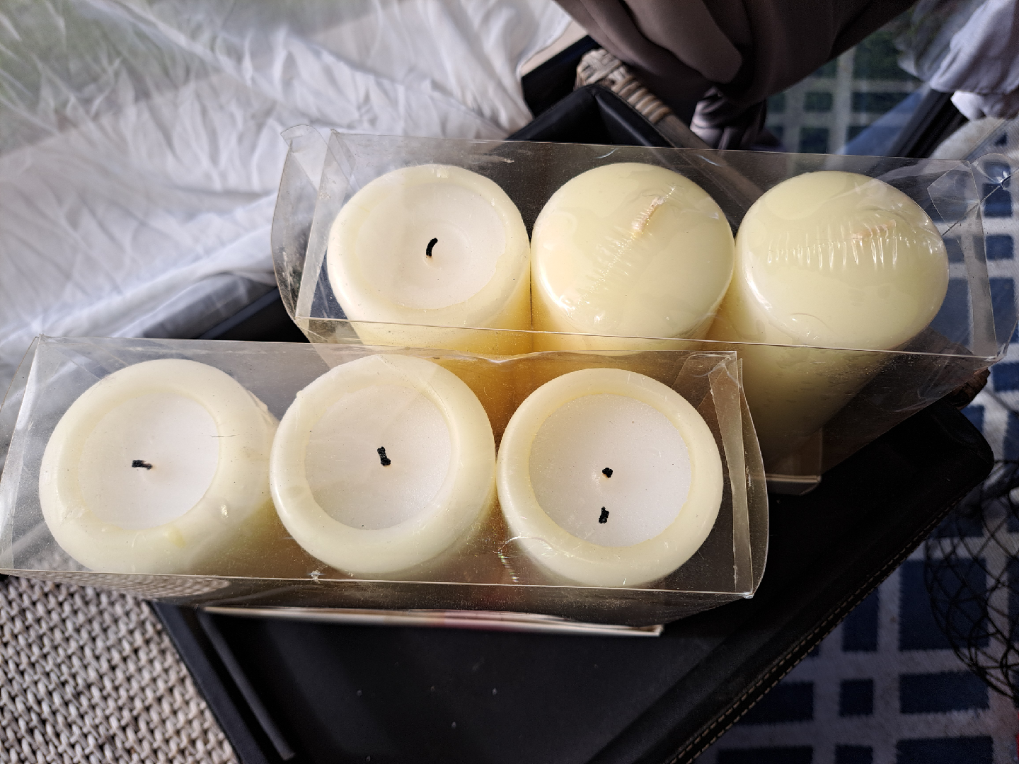 6 Pillar Candles - New in Box - photo 2