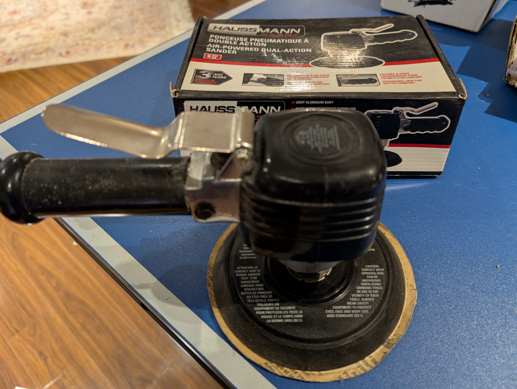Haussmann Xpert Air-Powered Dual-Action Sander