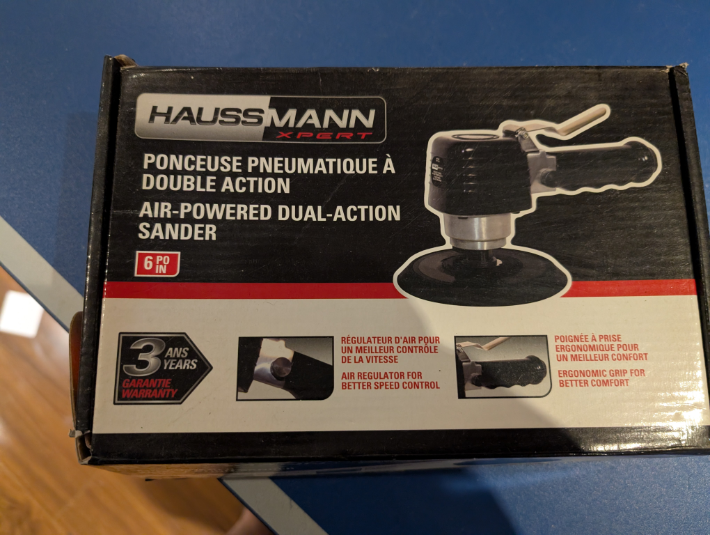 Haussmann Xpert Air-Powered Dual-Action Sander - photo 2