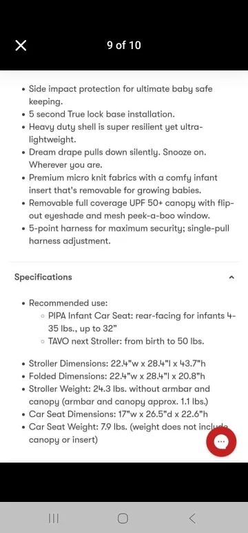 Nuna Tavo Next & Pipa Travel System image indicator(10)