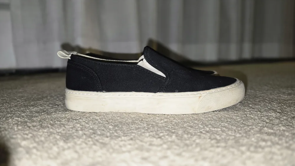 Kids Zara Black Slip-On Shoes - $5 thumbnail