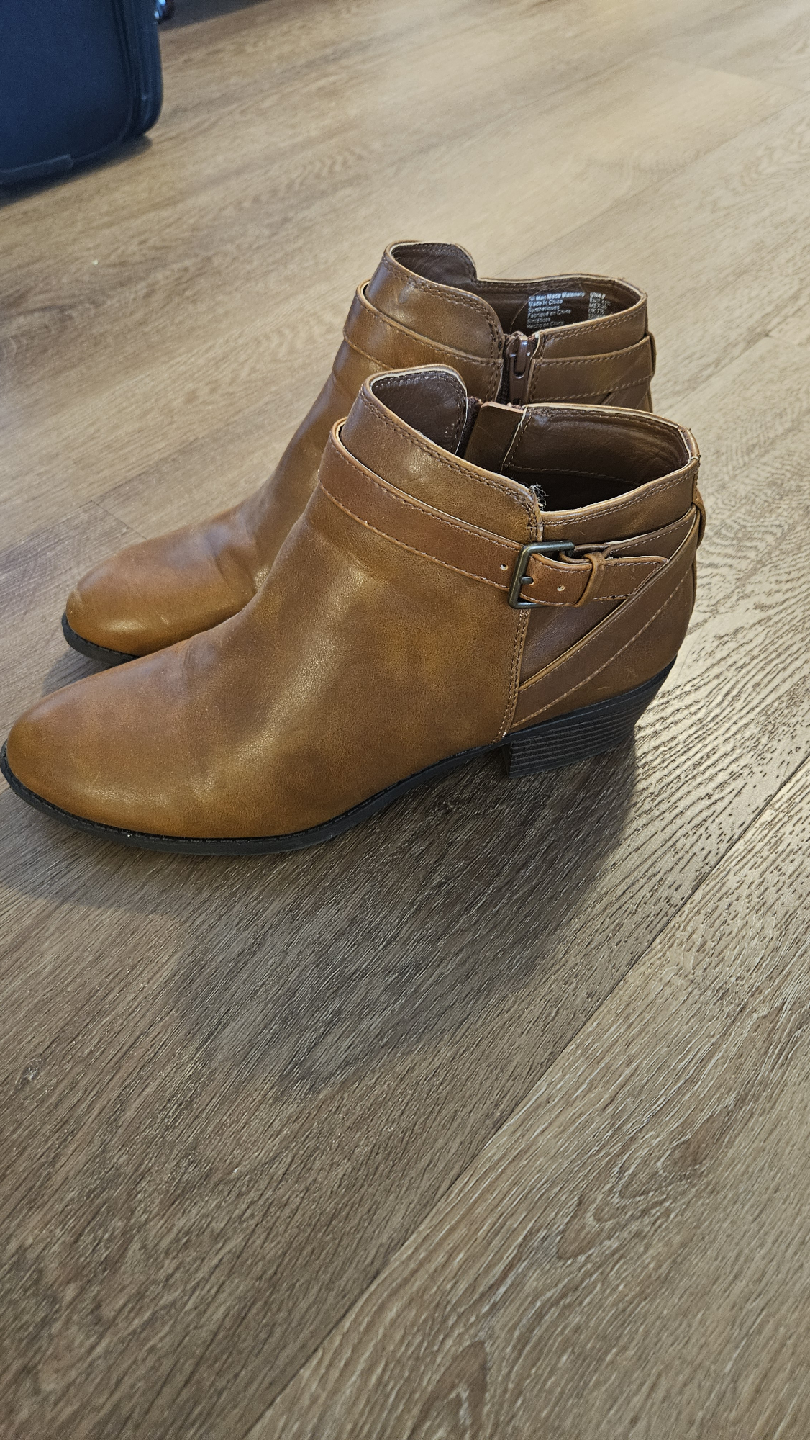 Brown Ankle Boots - Size 9