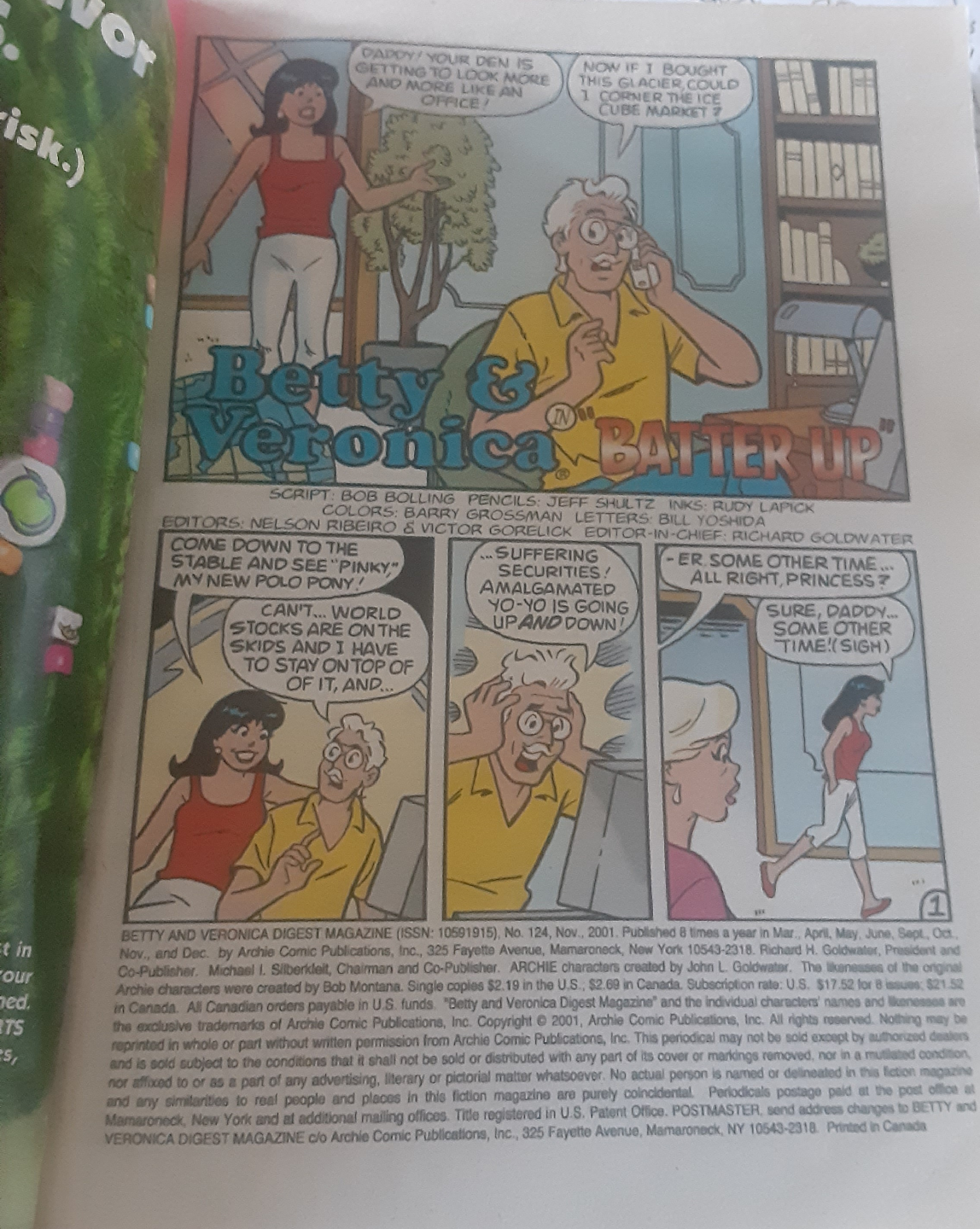 Betty and Veronica Digest Magazine No. 124 Special Addition - photo 2