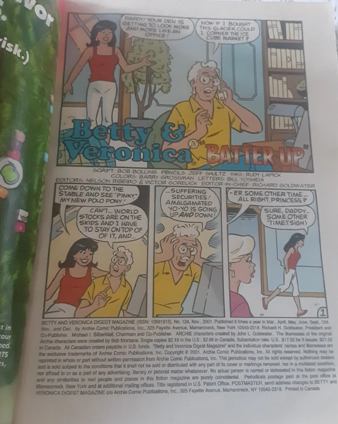 Betty and Veronica Digest Magazine No. 124 Special Addition image indicator(2)