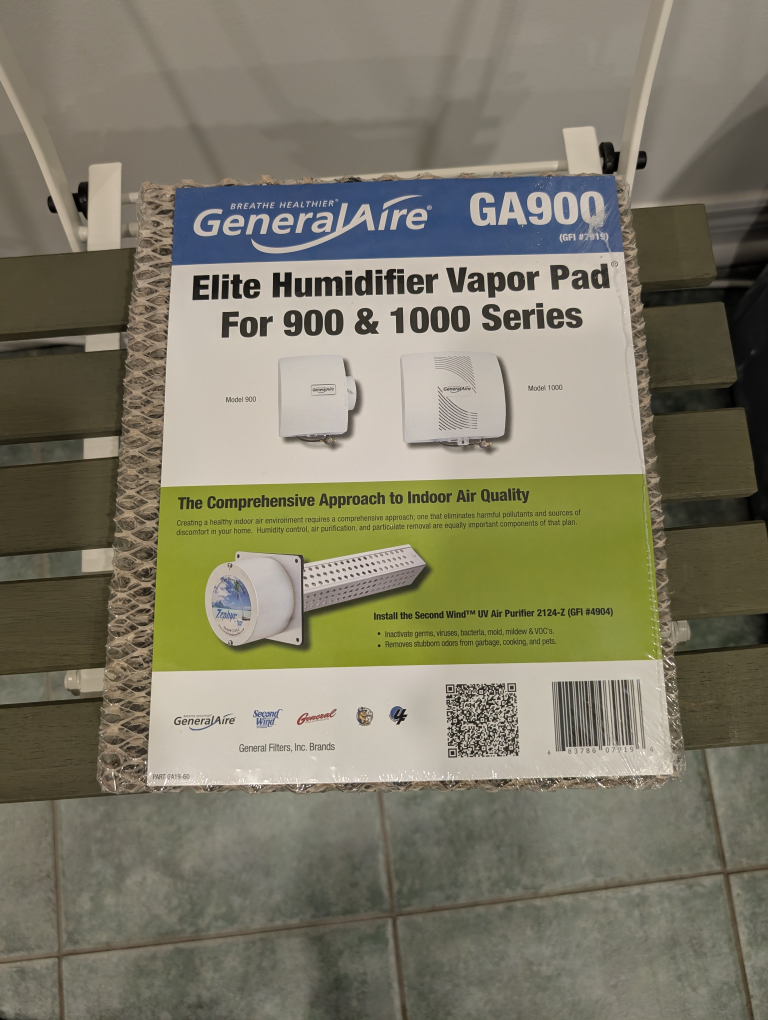 GeneralAire GA900 Humidifier Vapor Pad 9.5" x 11.5" x 1.5"