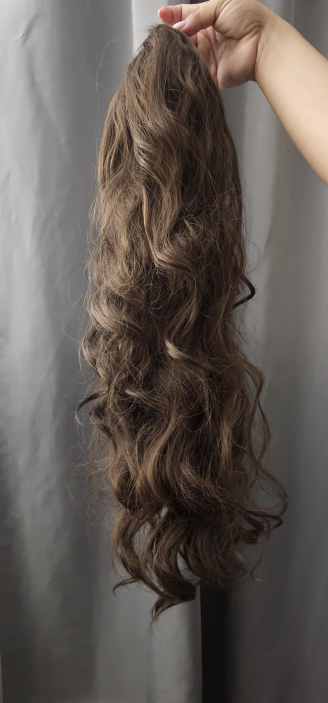Brown Curly Ponytail Hair Extension
