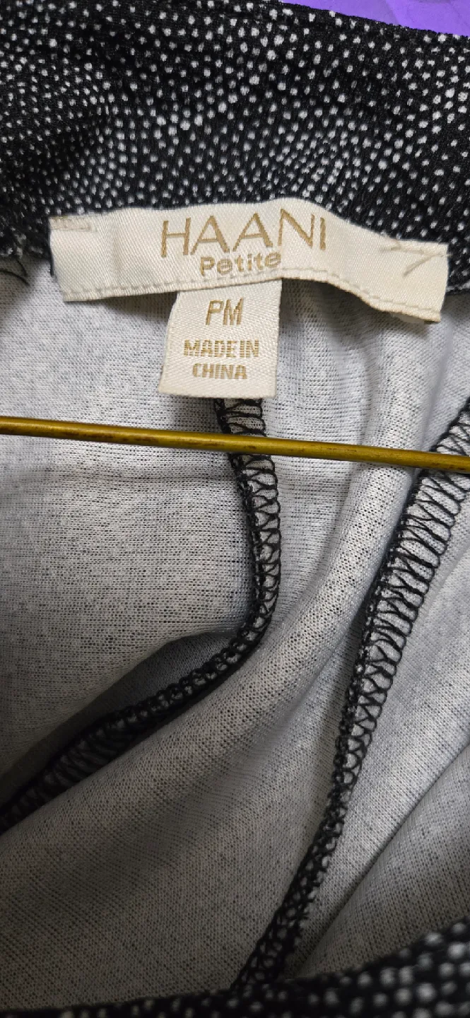 Haani Petite Black & White Dress - Size PM image indicator(3)