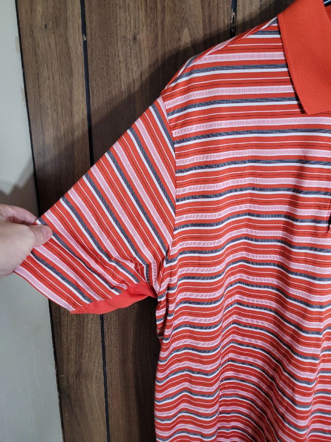 Adidas ClimaCool Striped Golf Polo - XL image indicator(2)