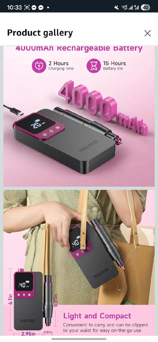 Professional Electric Nail trimmer image indicator(3)