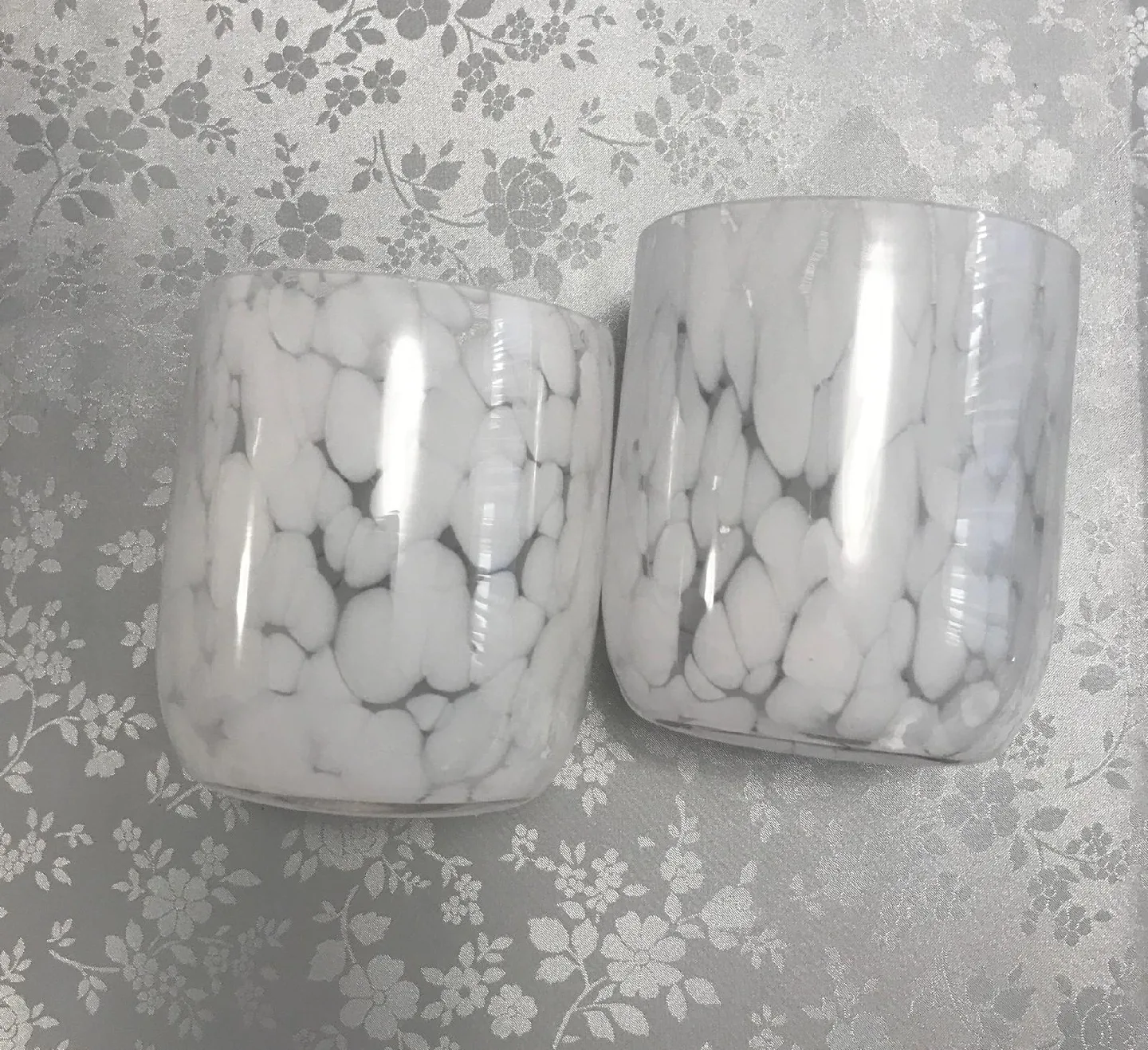 New Set of 2 White Vases  (price is for both) image indicator(4)