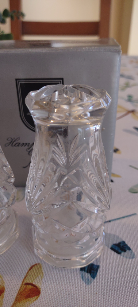 Noritake Hampton Hall Crystal Salt & Pepper Shakers - photo 3