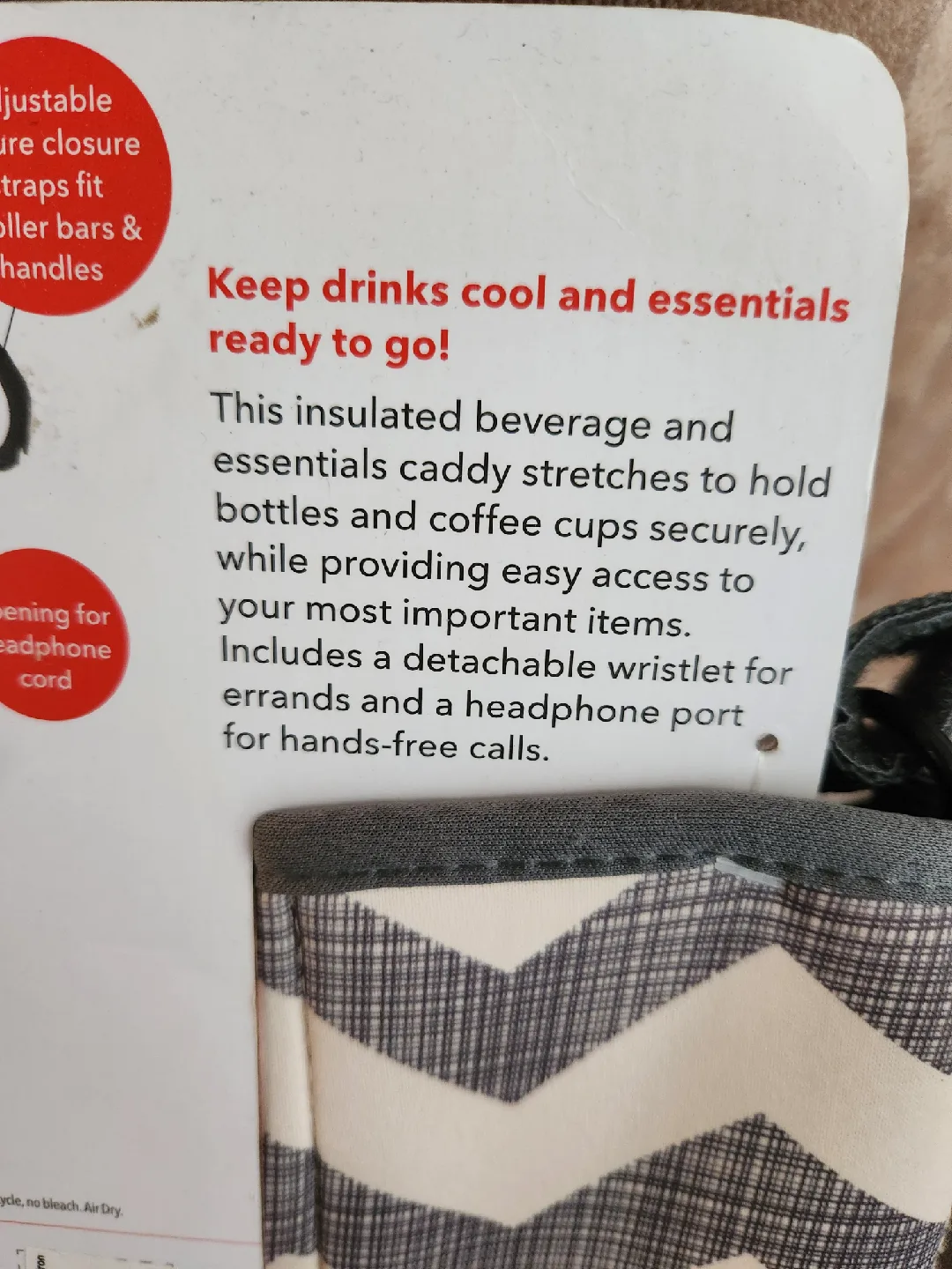 Skip Hop Grab & Go Stroller Organizer - Chevron image indicator(2)