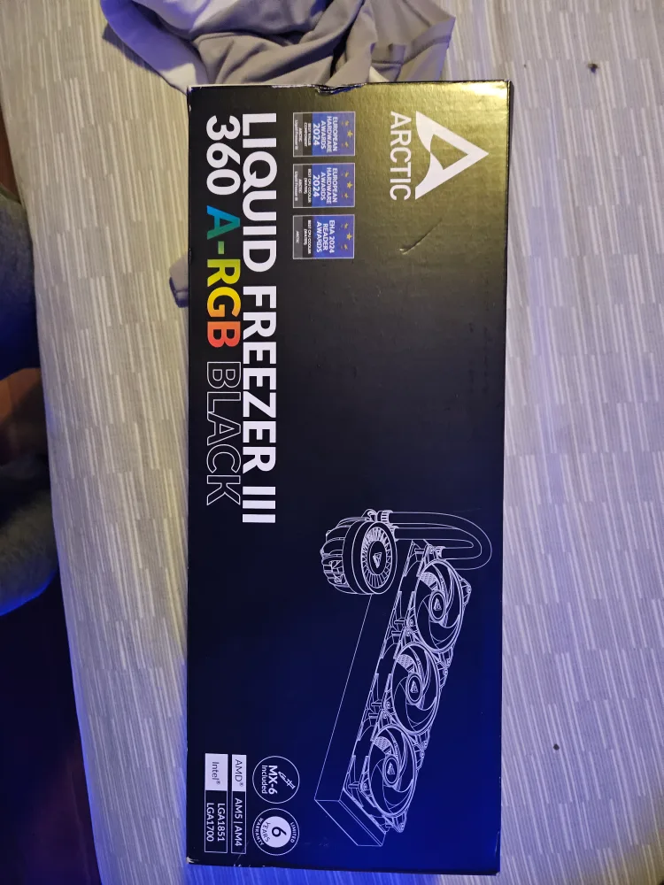 Arctic Liquid Freezer III 360 A-RGB Black CPU Cooler image indicator(2)