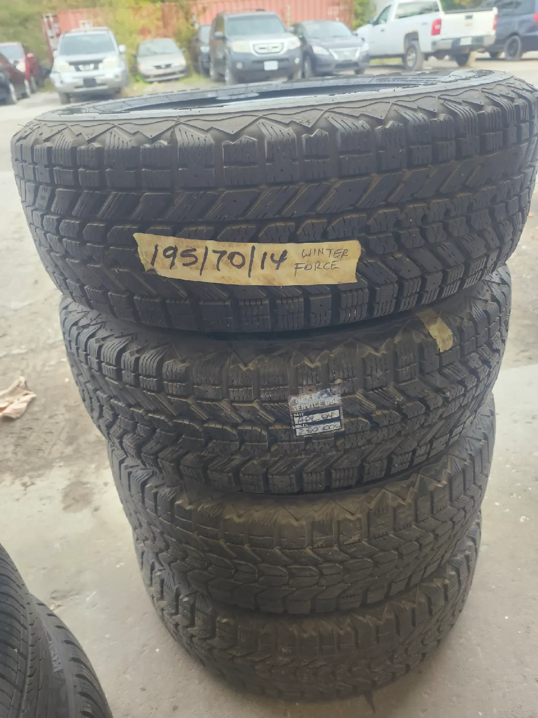 Winterforce 195/70/14 Winter Tires - Set of 4 image indicator(2)