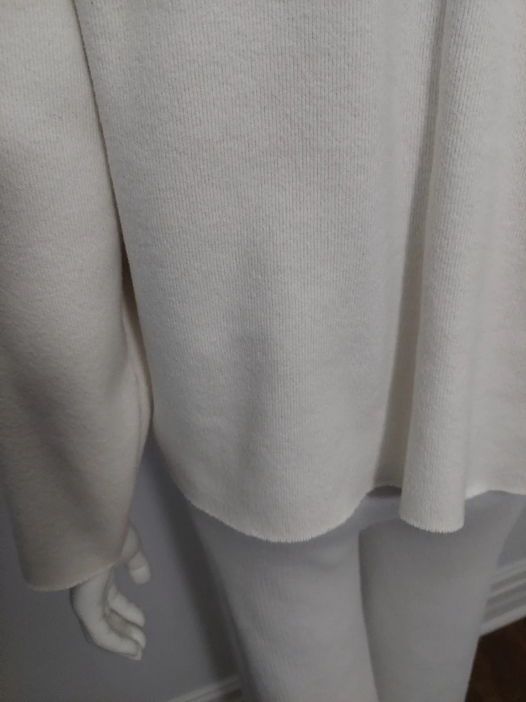 Off White  Medium Cream Knit Sweater from Zara image indicator(8)