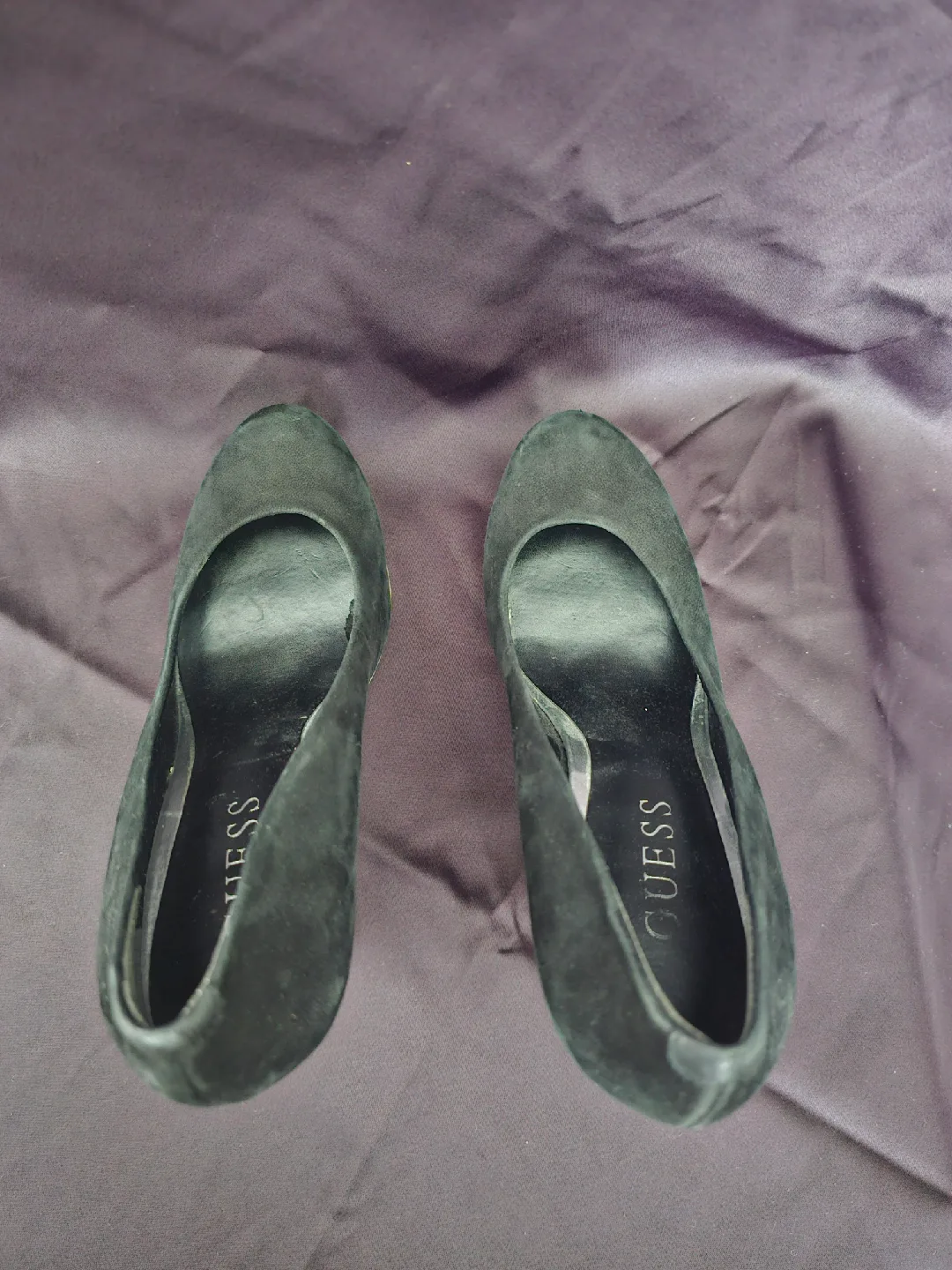 USED - Guess Black Wedge Heels - size 6 image indicator(4)