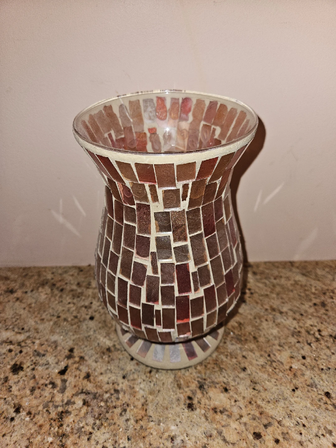 4 Mosaic Glass Vase - photo 2