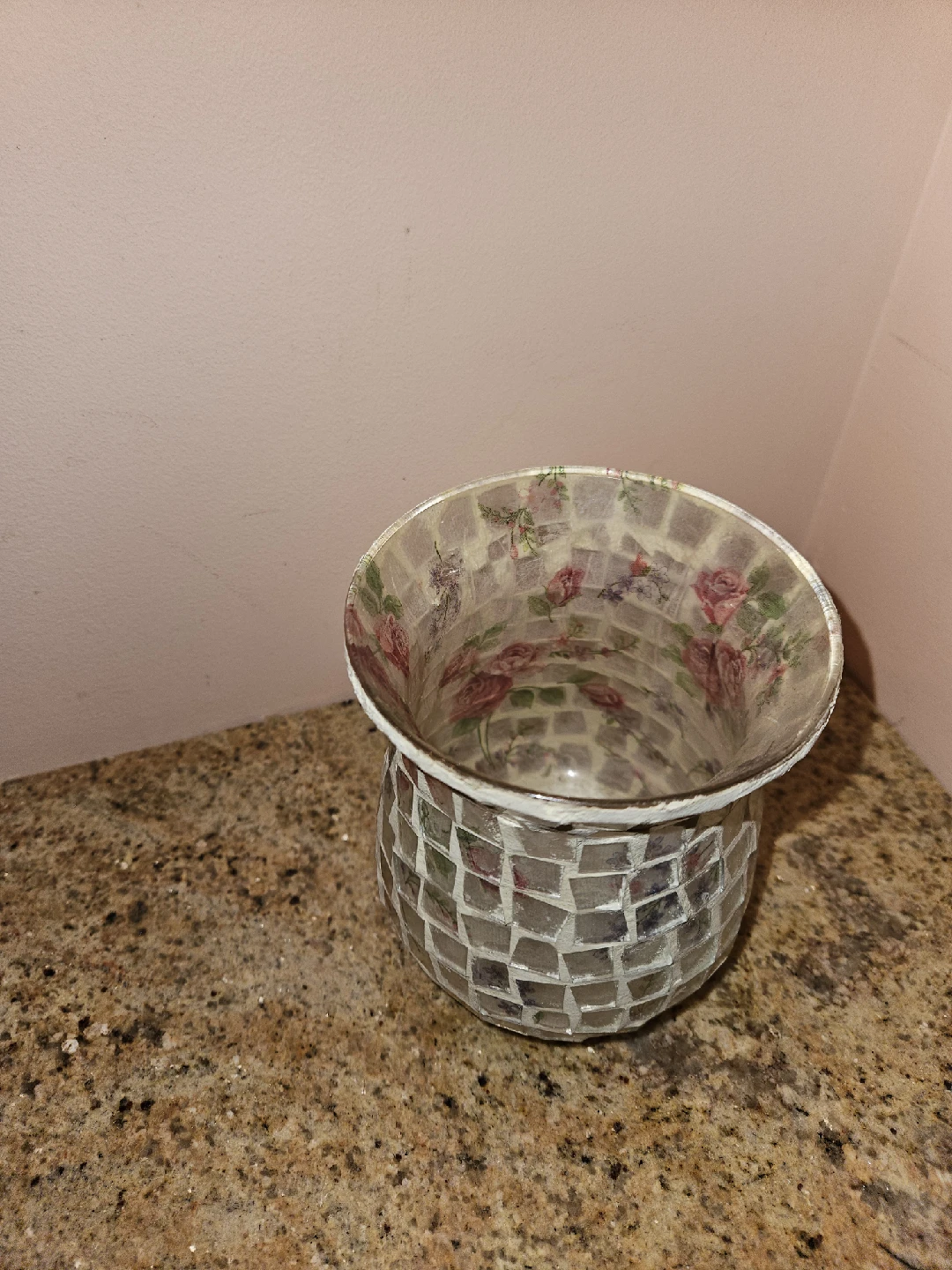 4 Mosaic Glass Vase - photo 4