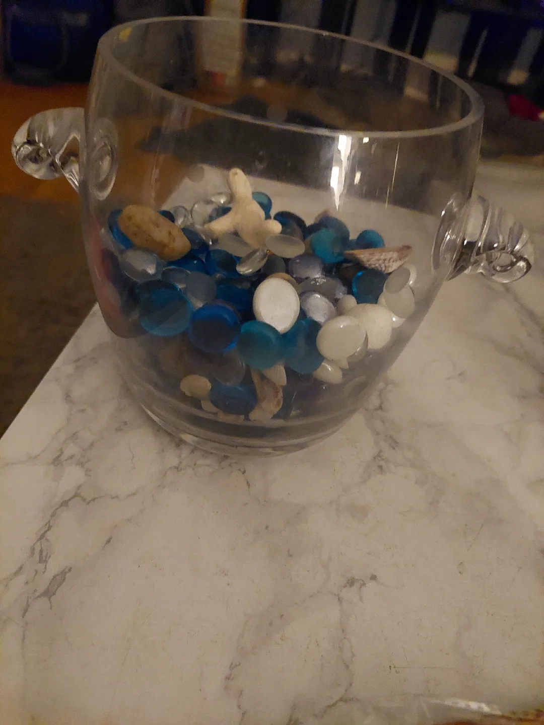 Glass Bowl with Handles thumbnail