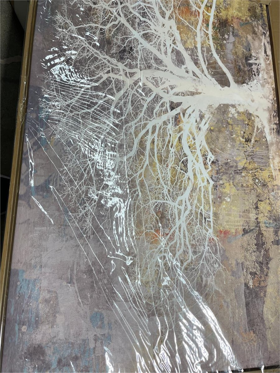 Framed wall art Abstract tree 50x100cm - photo 3