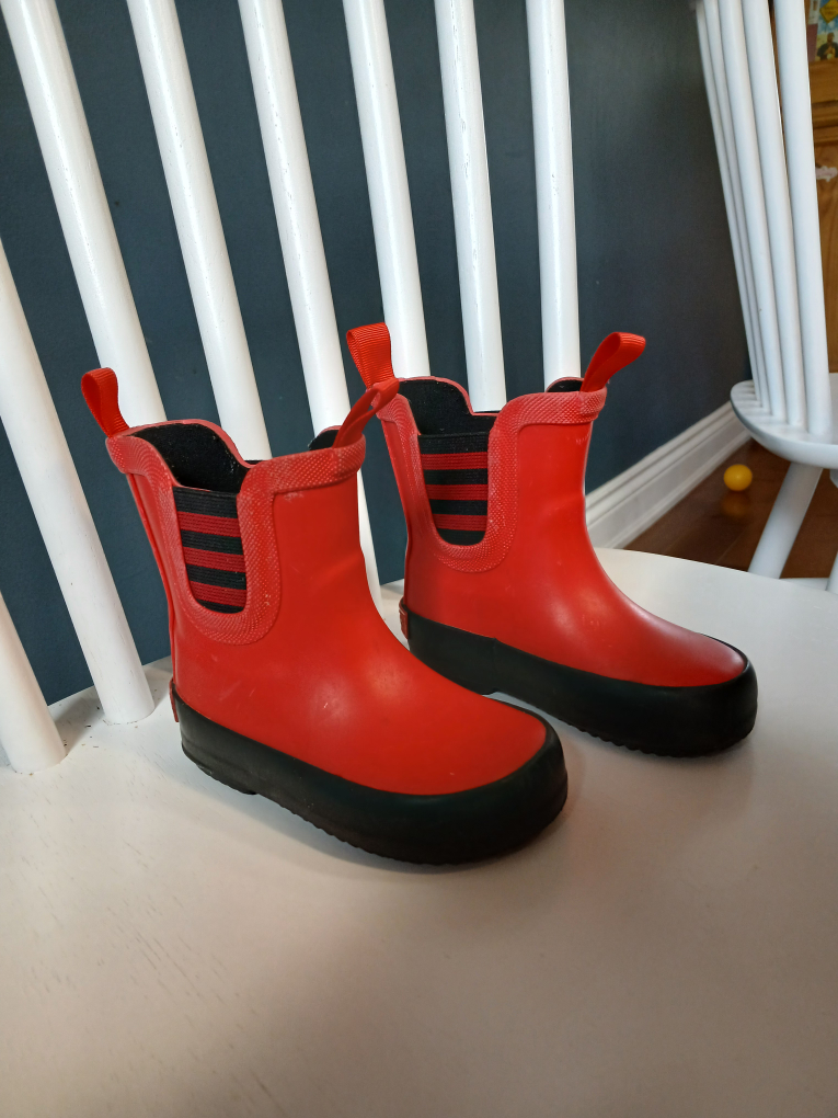 Red Rain Boots - Size 4.5 (Toddler)