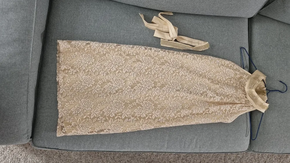 Classy Dress - Beige - totally New image indicator(2)