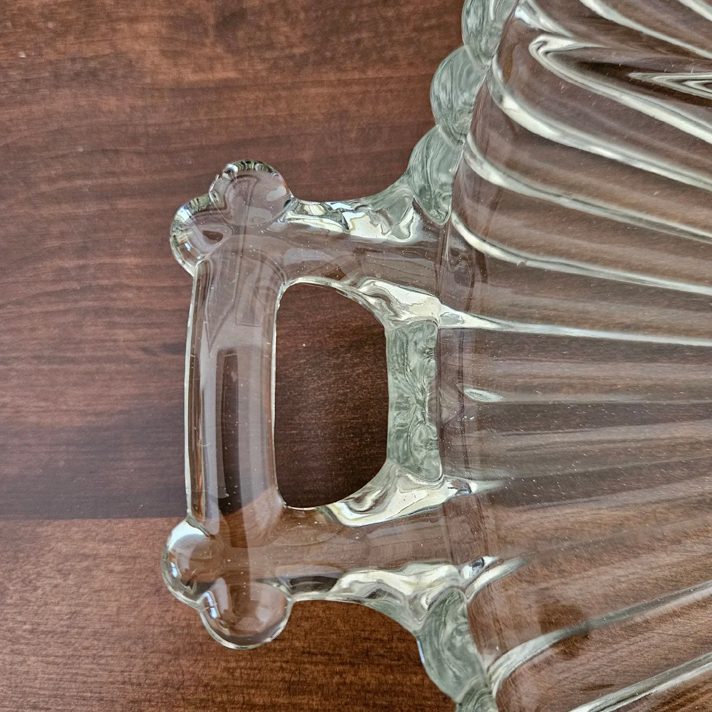 Vintage Clear Glass Divided Serving Platter image indicator(4)