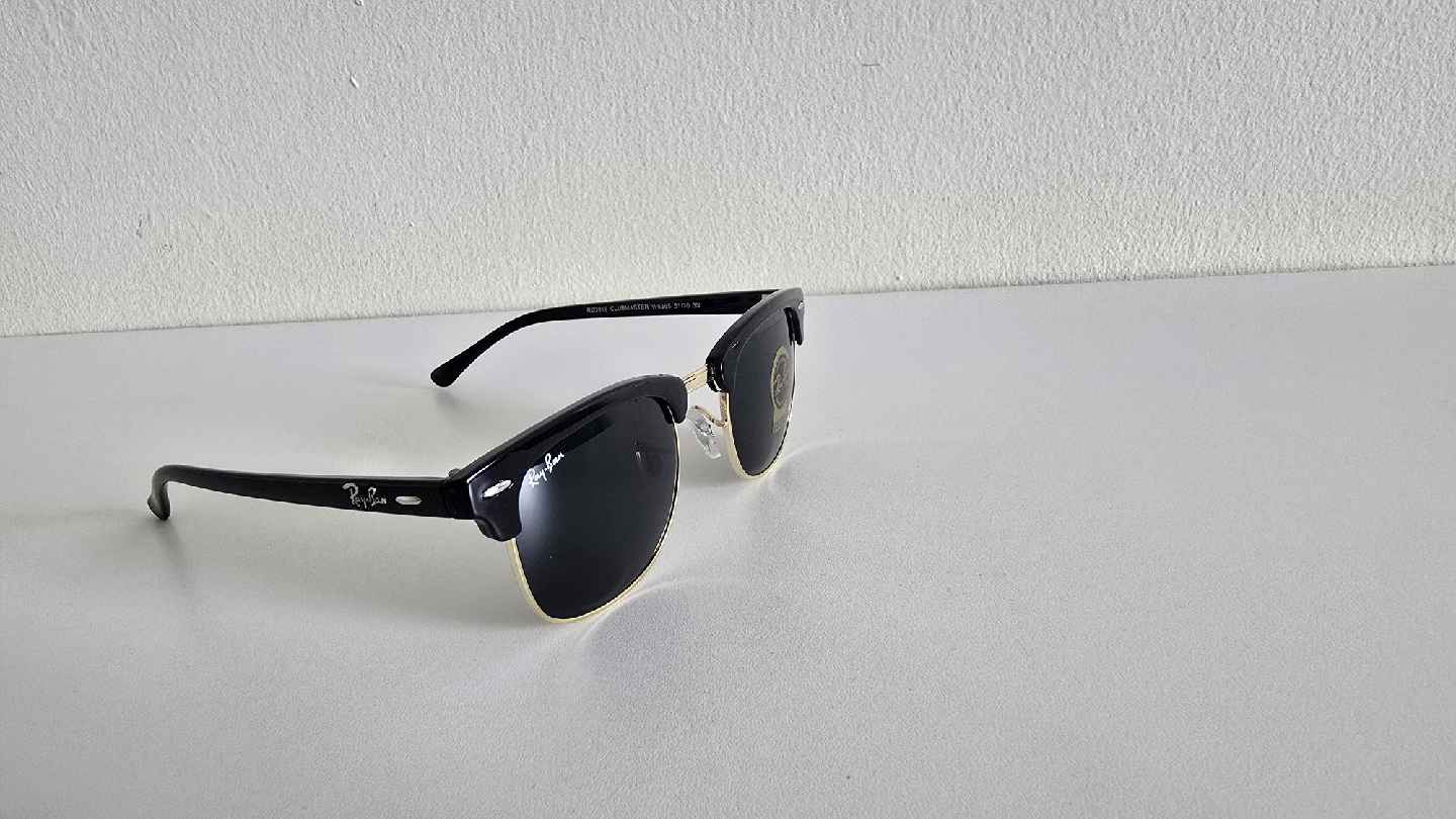 Ray-Ban Clubmaster Sunglasses - Black & Gold - photo 3