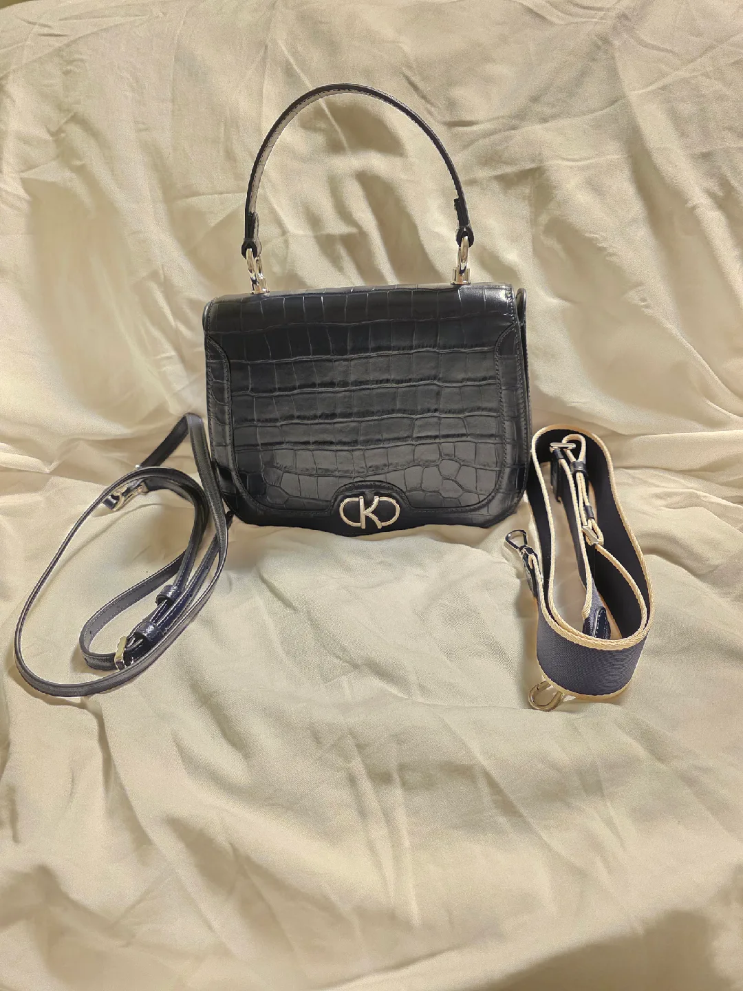 Kate Spade Crossbody Top Handle Bag In Dark Navy image indicator(3)