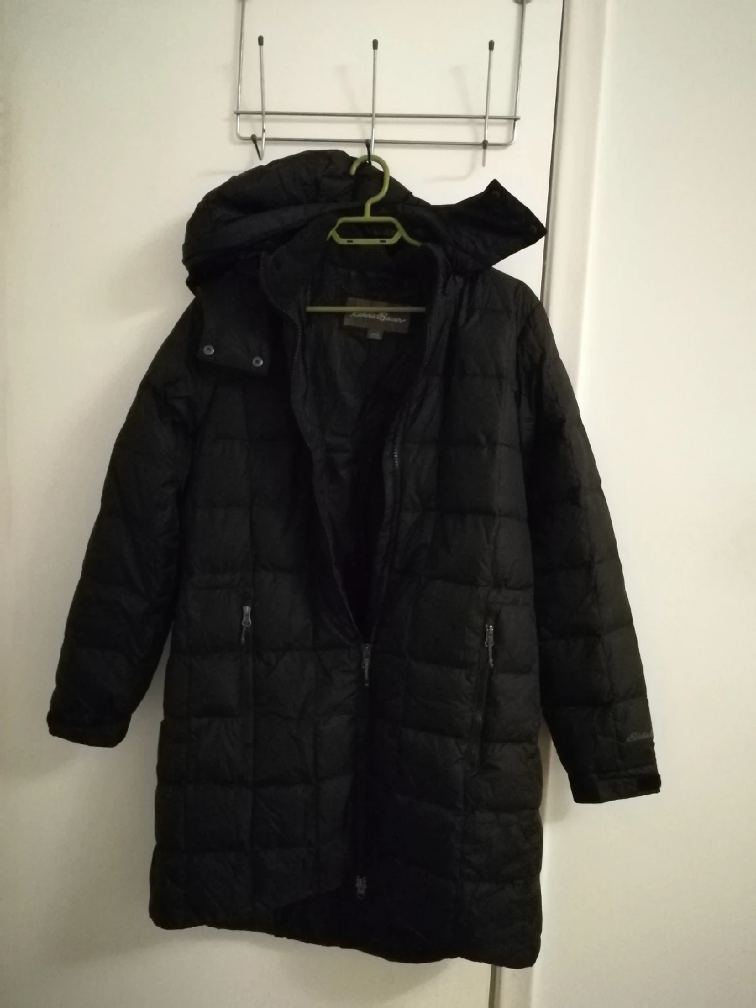 Eddie Bauer Black Down Parka