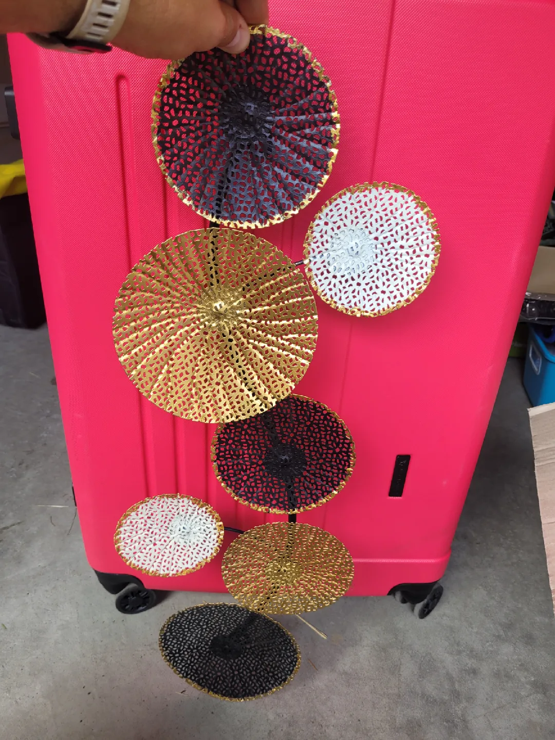 Gold Decorative Tray and Wall Decor image indicator(2)