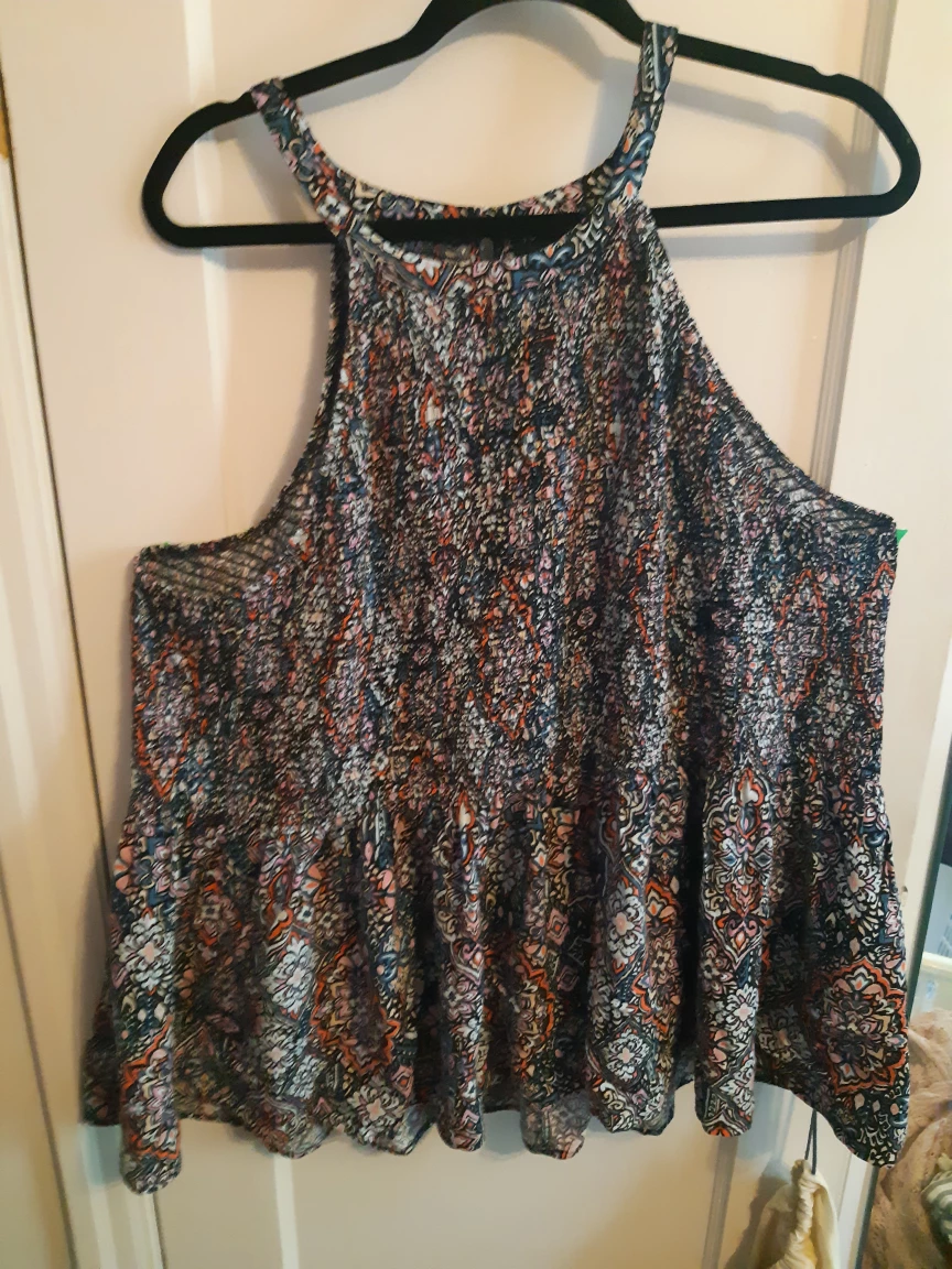Torrid Size 4 Smocked Halter Top
