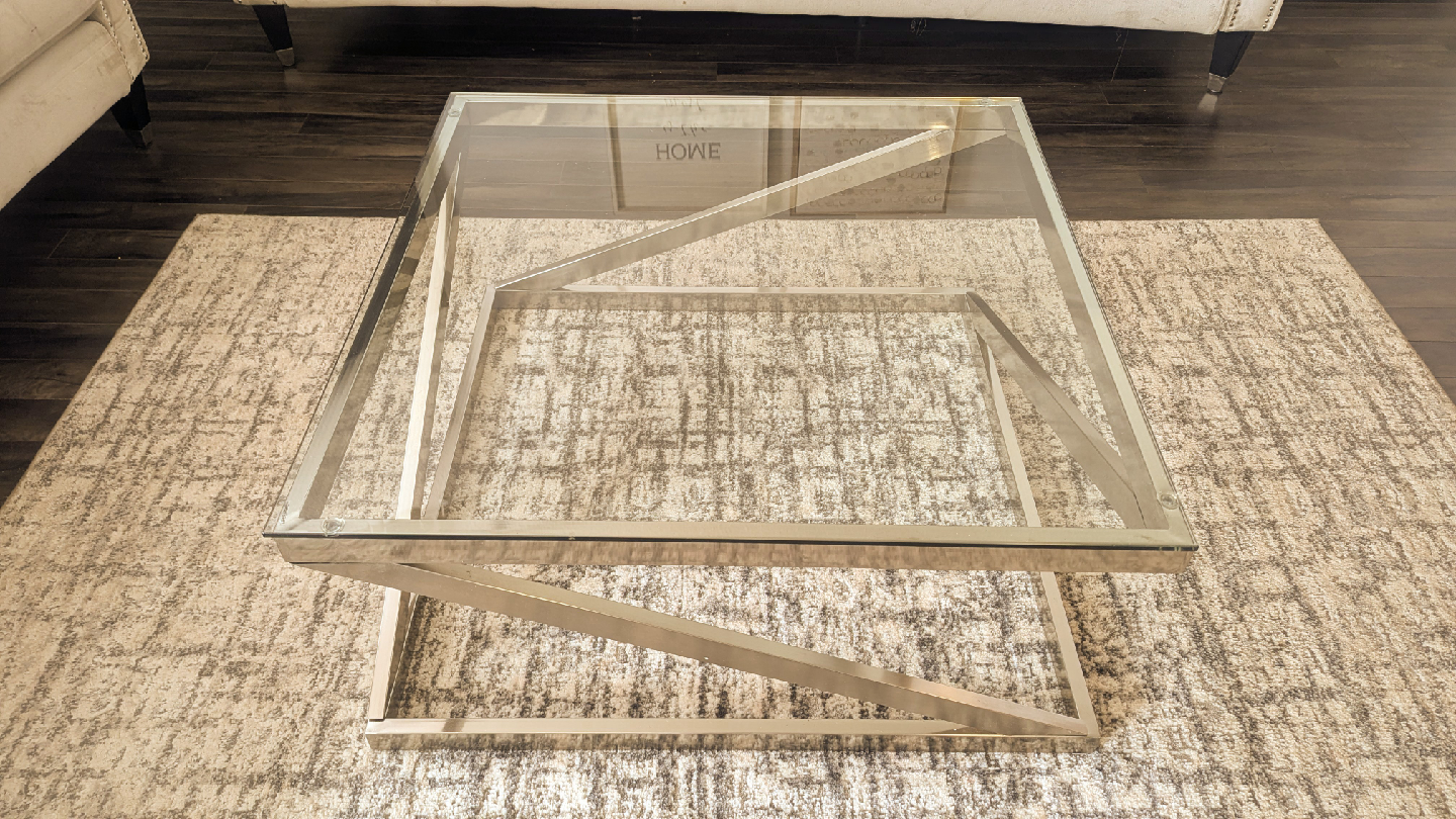 Glass Top Coffee Table - $80 obo