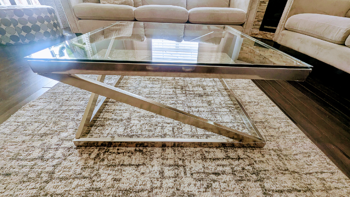 Glass Top Coffee Table - $80 obo - photo 2