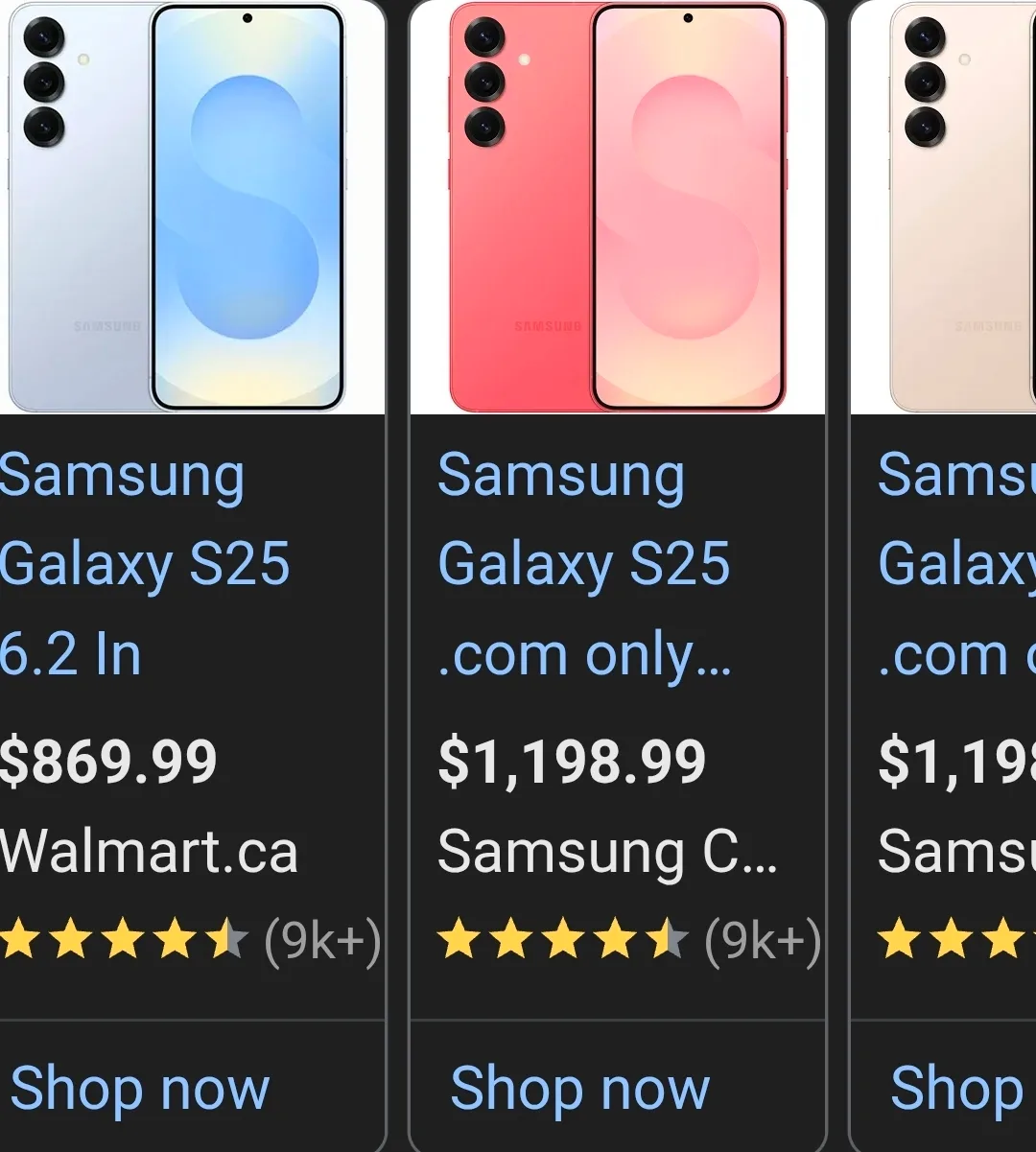 Samsung S25 Never Used Going For Over Half Price !they image indicator(9)