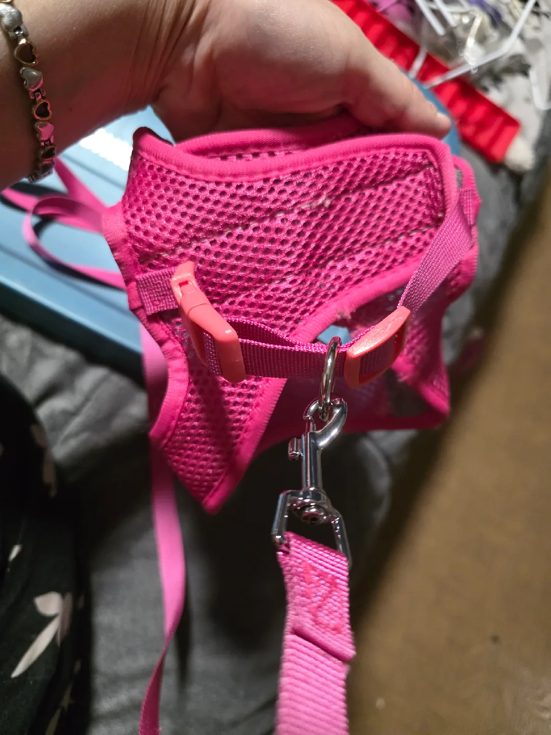 Pink Harness & Leash Set - Size Medium image indicator(2)