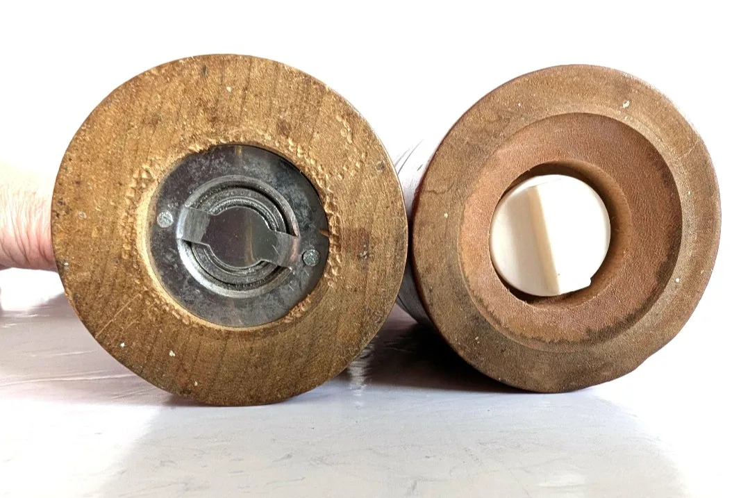 Tall Wooden Salt Shaker & Pepper Mill Set image indicator(7)