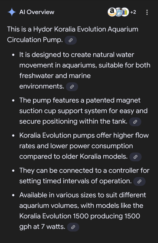 Hydor Koralia Evolution 1500 Aquarium Circulation Pump - photo 2