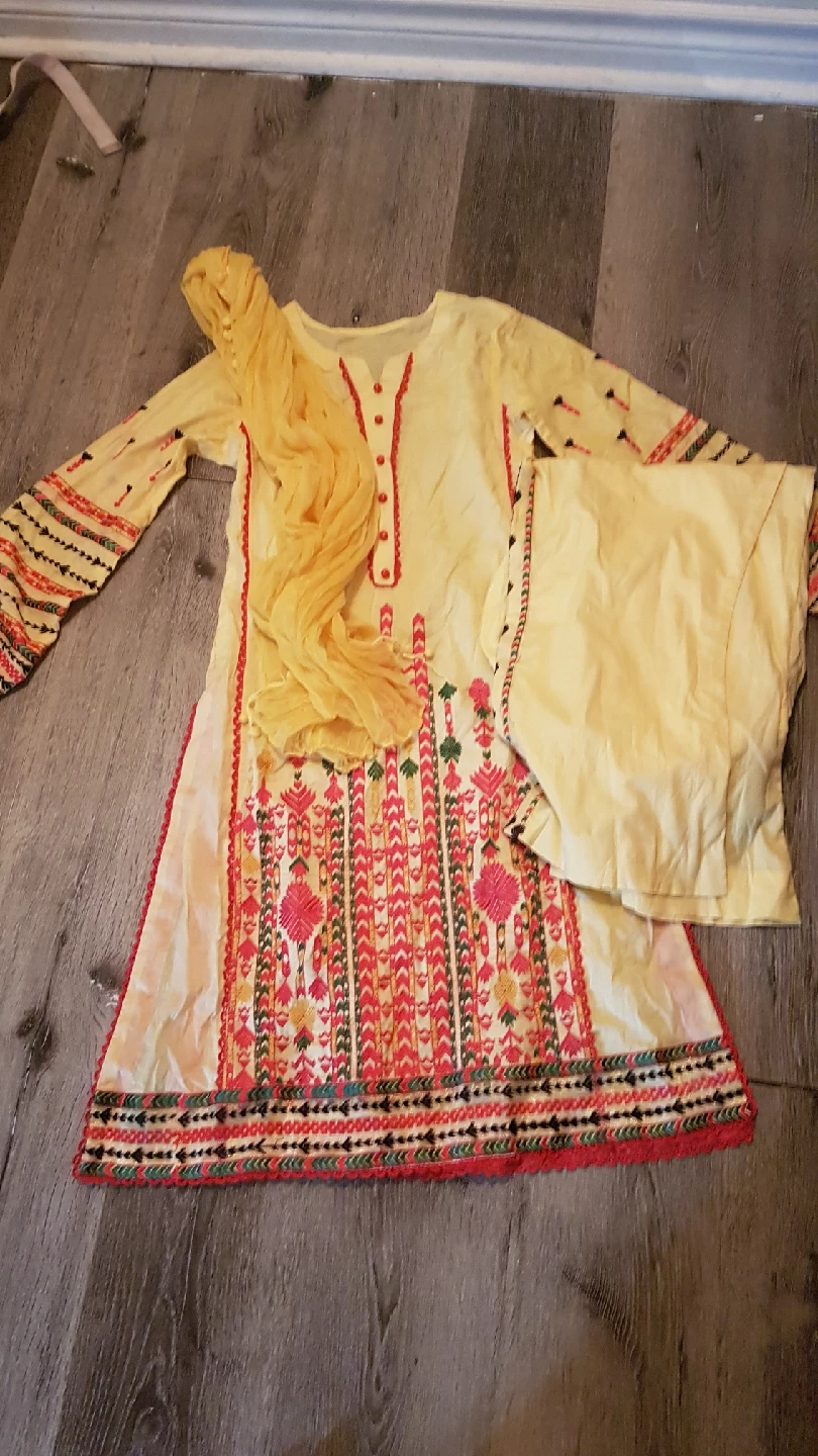 New arrival  Yellow Embroidered Salwar Kameez Suit - photo 2
