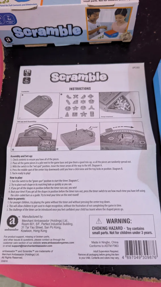 Scramble Game by Ambassador - Ages 4+ image indicator(3)