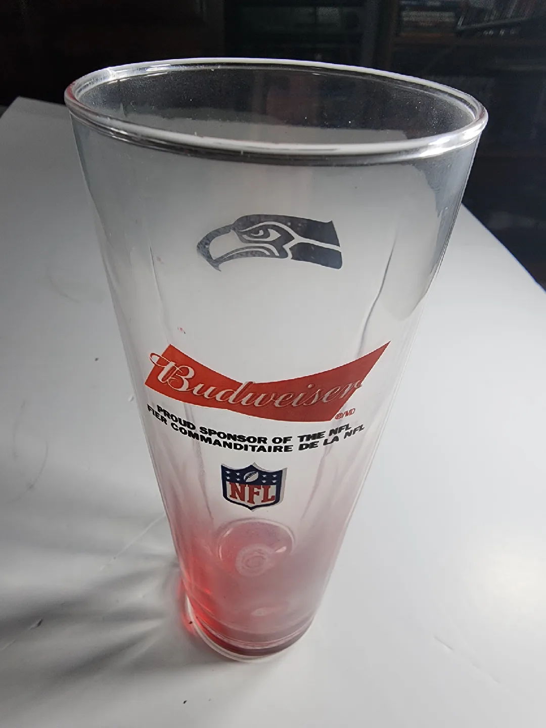 Budweiser NFL Seattle Seahawks Pint Glass image indicator(2)