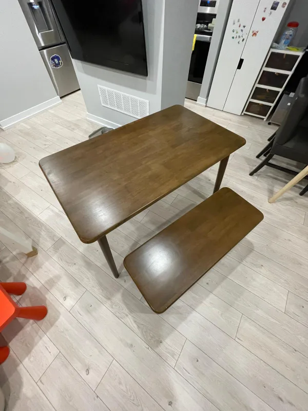 Brown Wood Dining Table ONLY!! image indicator(3)