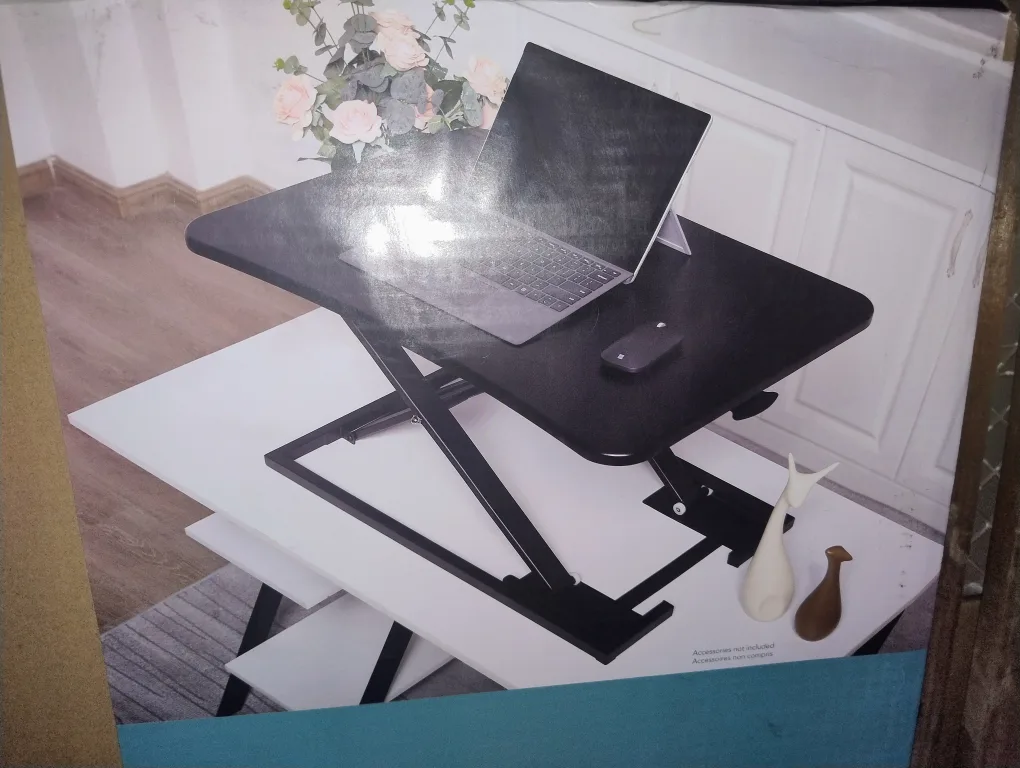 sit to stand Adjustable desk riser image indicator(4)