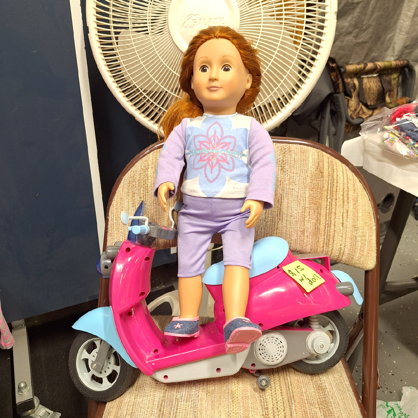 Our Generation Doll with Scooter