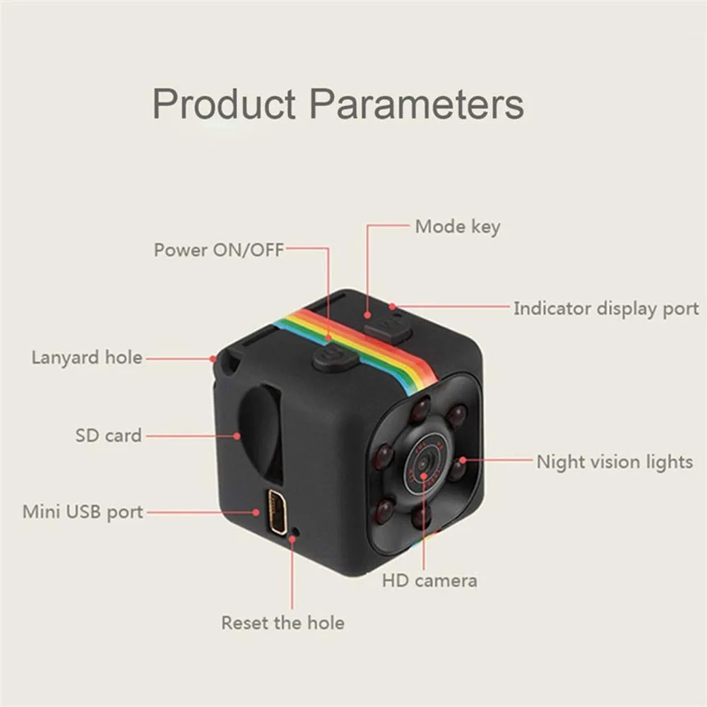 SQ11 Mini DV Camera Full HD 1080P image indicator(2)