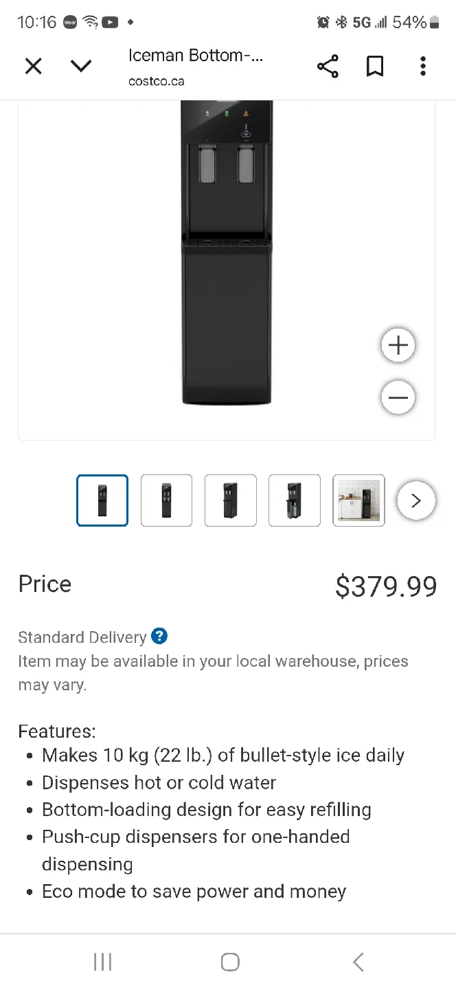 Iceman Bottom-Loading Water Dispenser thumbnail