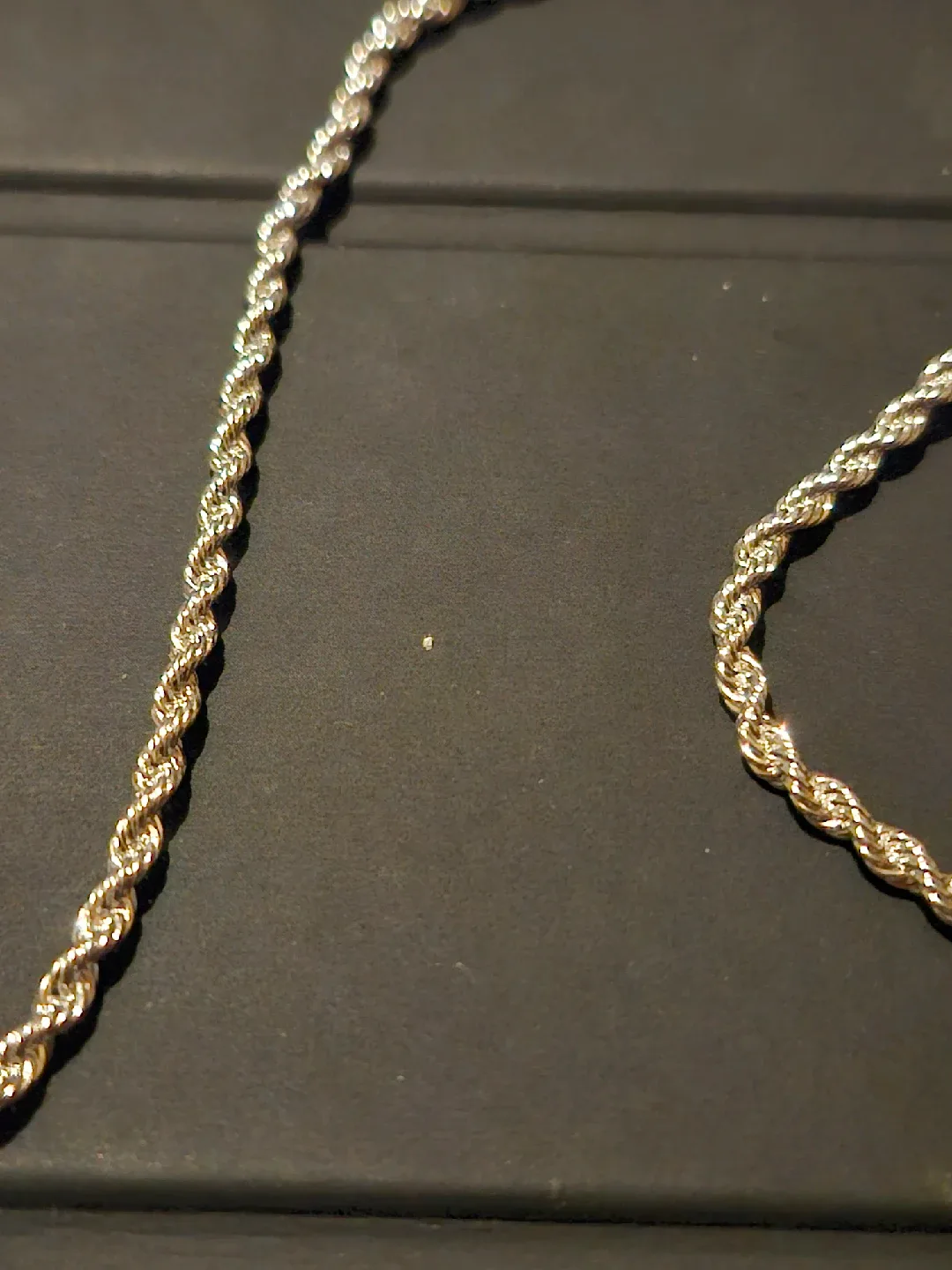 Silver Plated Rope Chain and Bracelet Set image indicator(2)