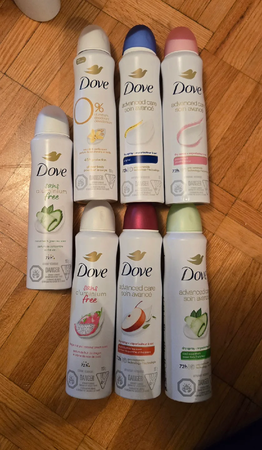 Dove Deodorant Spray, $4 each thumbnail