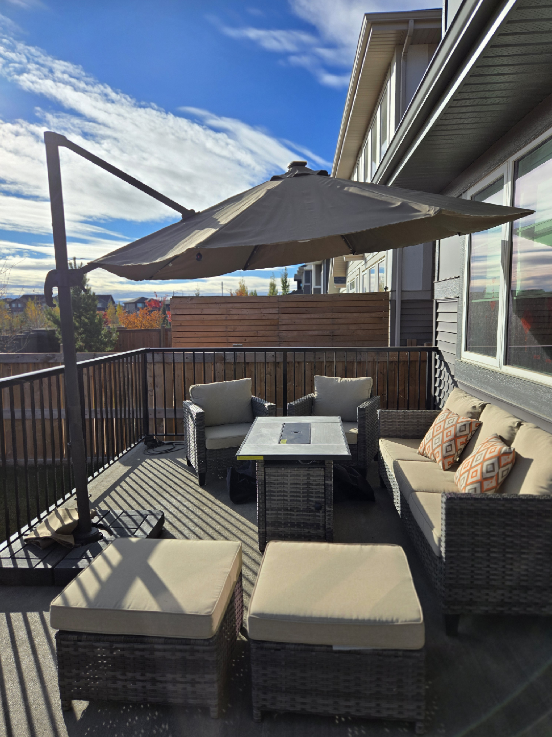 Outdoor Patio Set with Fire Table - photo 5